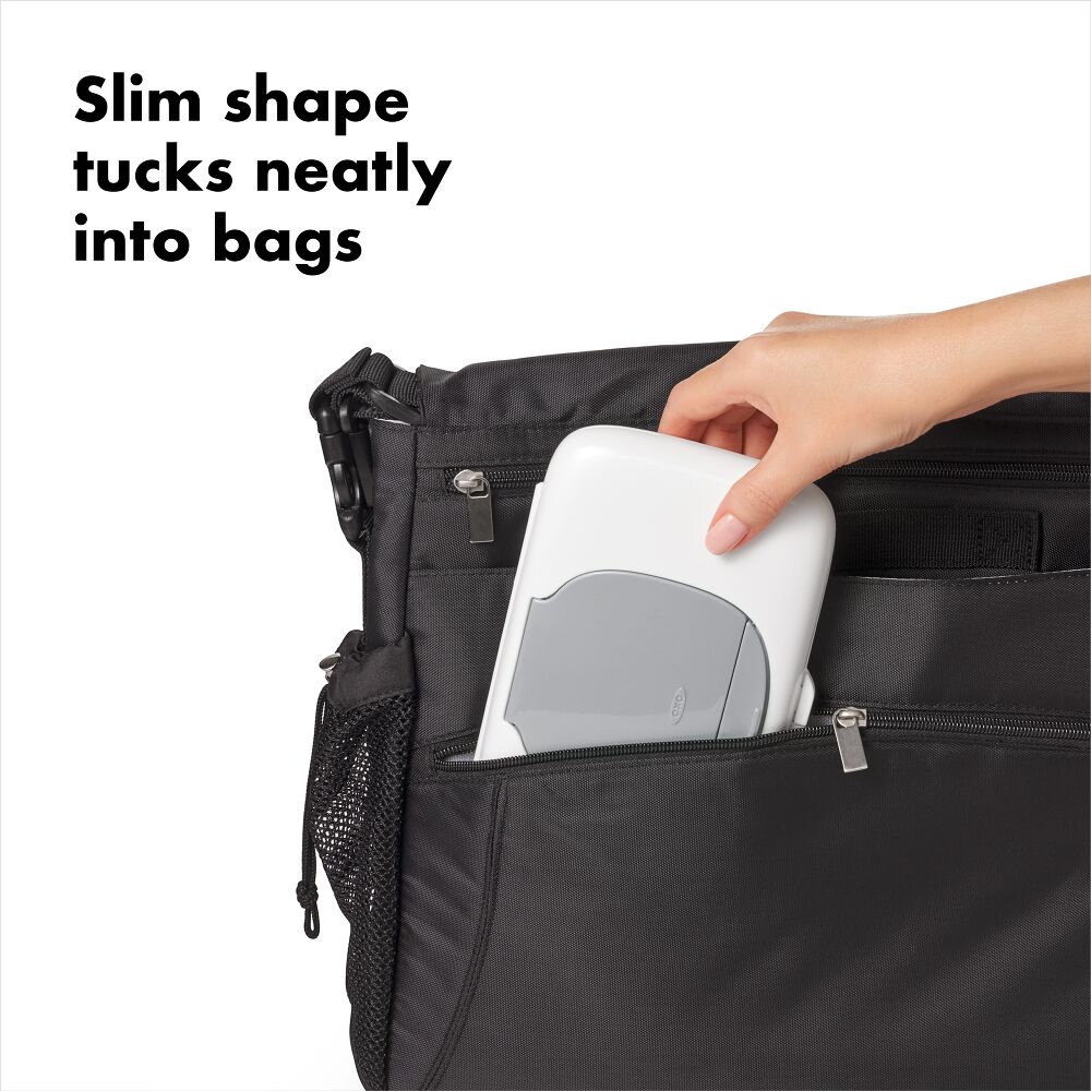 OXO TOT 2-Pack On-the-Go Wipes Dispenser, Gray Z1