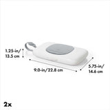 OXO TOT 2-Pack On-the-Go Wipes Dispenser, Gray Z1