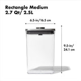 POP Container - Rectangle Medium (2.7 Qt/2.6 L) T7