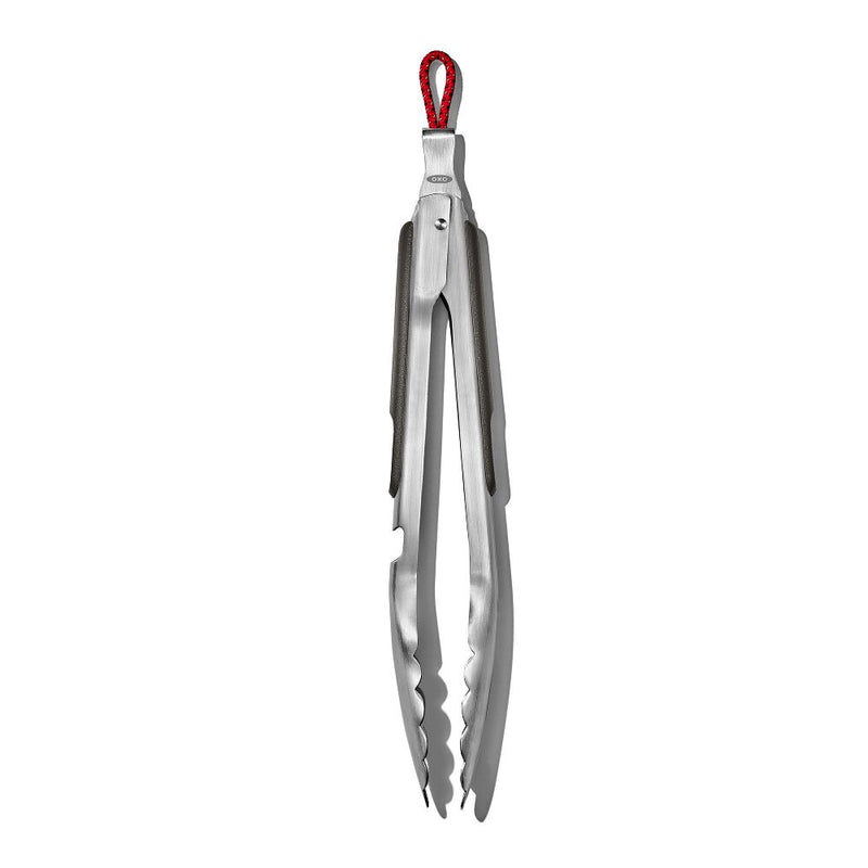 OXO Outdoor 10.5in Camp Stove Tongs with Bottle Opener I9