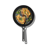 Outdoor 12-inch Carbon Steel Pan with Removable Handle F6