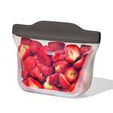 Outdoor Silicone Reusable Stand Up Snack Bag (12 oz) Q7