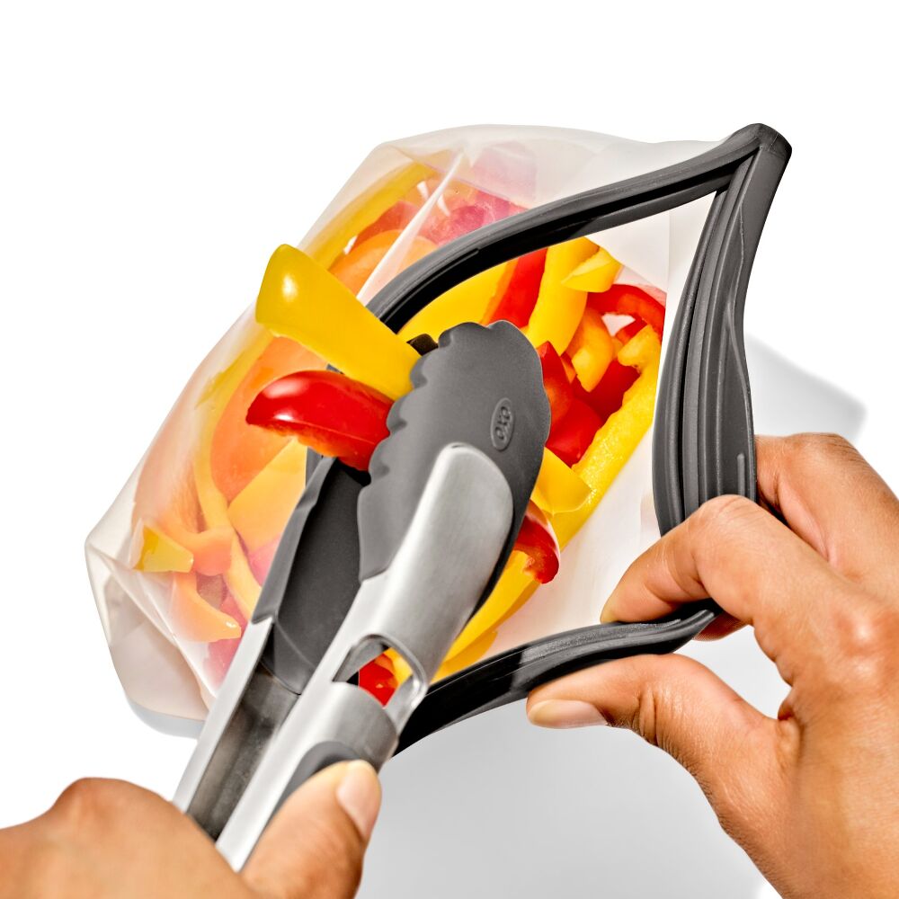 Outdoor Silicone Reusable Stand Up Bag Quart (32 oz) G7