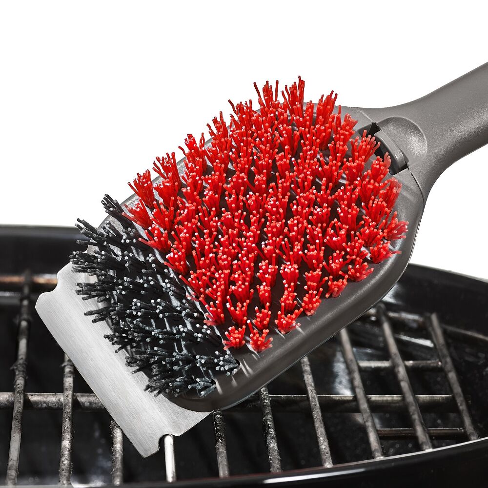 Outdoor Nylon Grill Brush Set of 2 Replacement Heads T1
