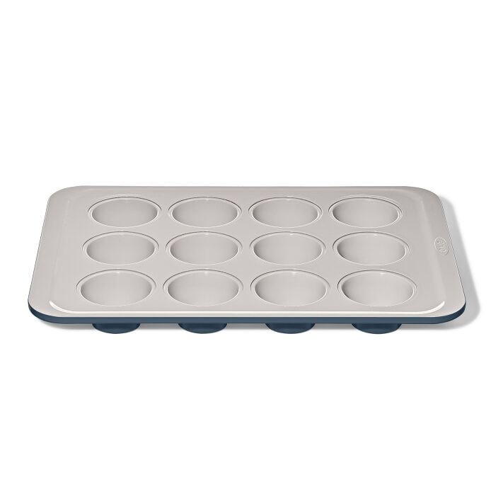 Non-Stick Pro Ceramic Coated Metal Bakeware 12 Cup Muffin Pan K0