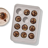 Non-Stick Pro Ceramic Coated Metal Bakeware 12 Cup Muffin Pan K0
