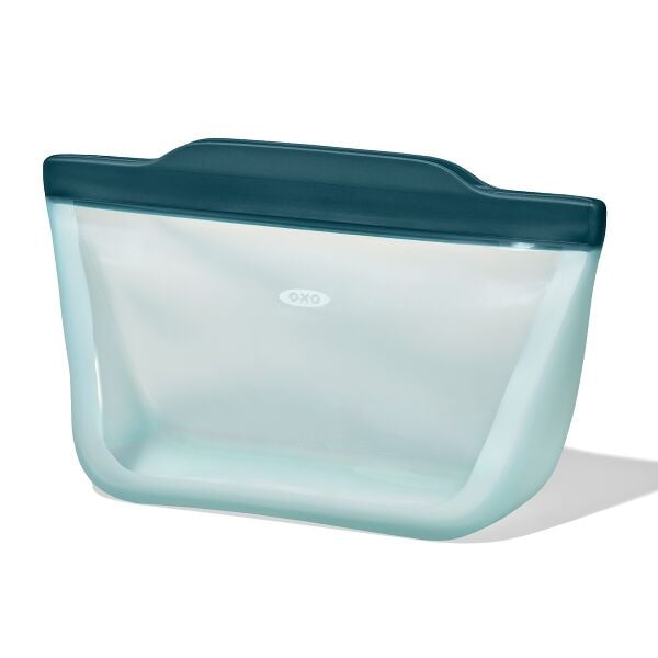 Silicone Reusable Bag - Stand-Up Quart (32 oz) - Lagoon B5