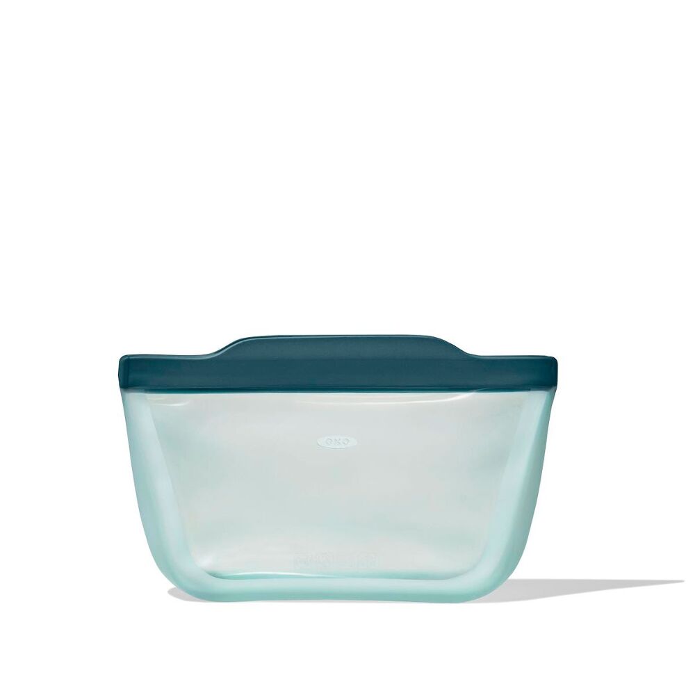 Silicone Reusable Bag - Stand-Up Quart (32 oz) - Lagoon B5