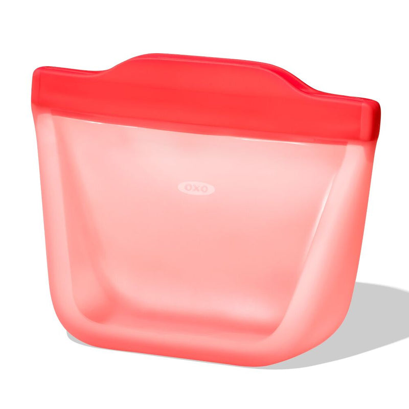 Silicone Reusable Bag - Stand-Up Snack (12 oz) – Watermelon O8
