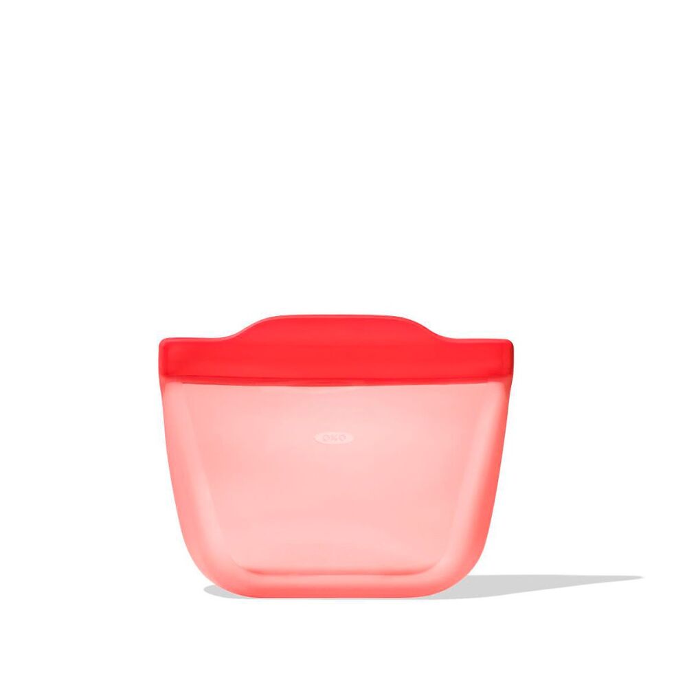 Silicone Reusable Bag - Stand-Up Snack (12 oz) – Watermelon O8