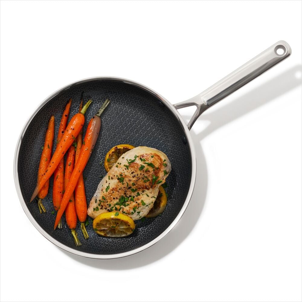 Trident Hybrid Non-Stick Stainless Steel 10 in Fry Pan Q2
