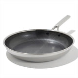 Trident Hybrid Non-Stick Stainless Steel 12 in Fry Pan X3