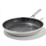 Trident Hybrid Non-Stick Stainless Steel 12 in Fry Pan X3