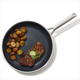 Trident Hybrid Non-Stick Stainless Steel 12 in Fry Pan X3
