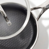 Trident Hybrid Non-Stick Stainless Steel 2.5 Qt Saucepan with Lid M9
