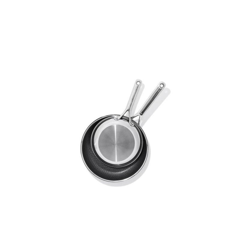 Trident Hybrid Non-Stick Stainless Steel 2-Piece Frypan Set T0