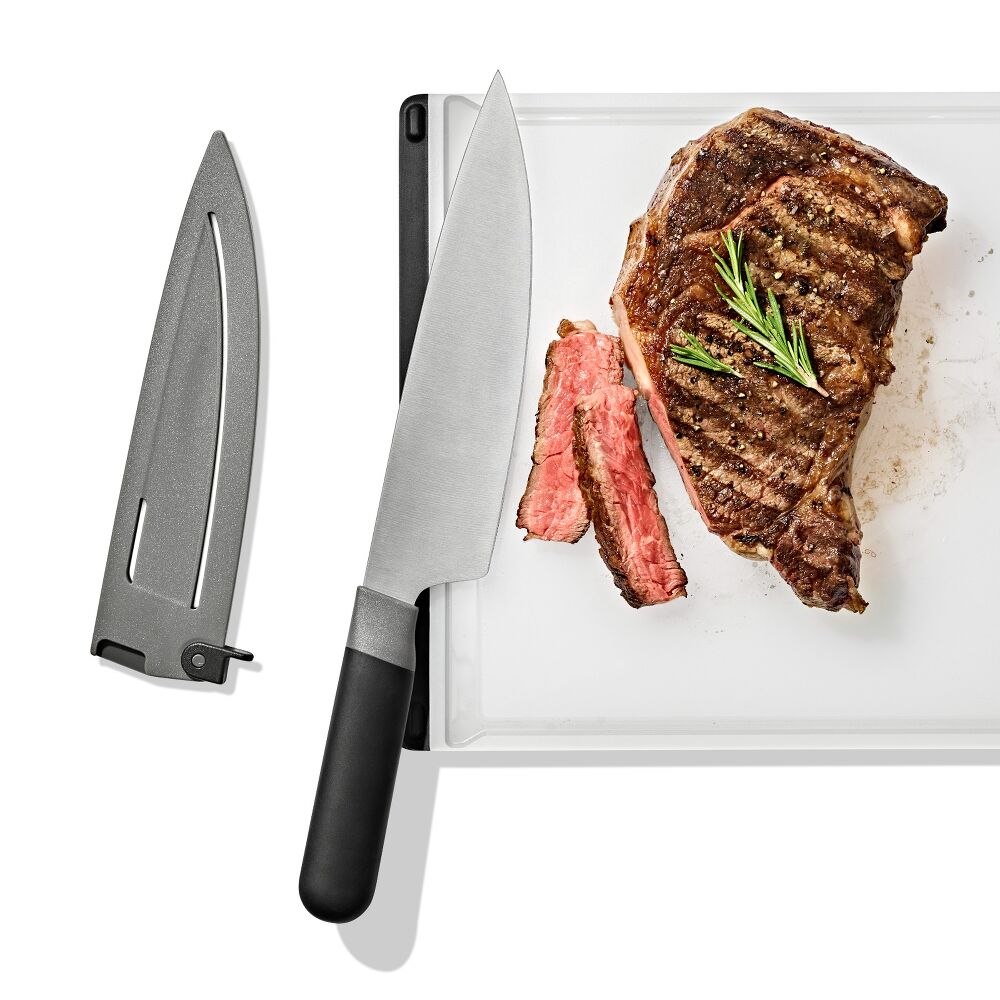 8 in Chefs Knife with Locking Sheath K0