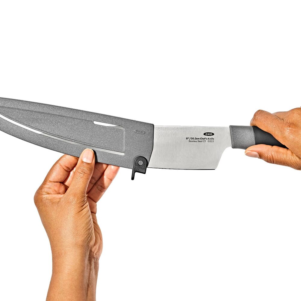 8 in Chefs Knife with Locking Sheath K0