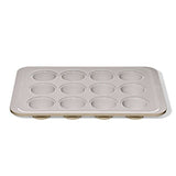 Non-Stick Pro Ceramic Coated Metal Bakeware 12 Cup Muffin Pan K0
