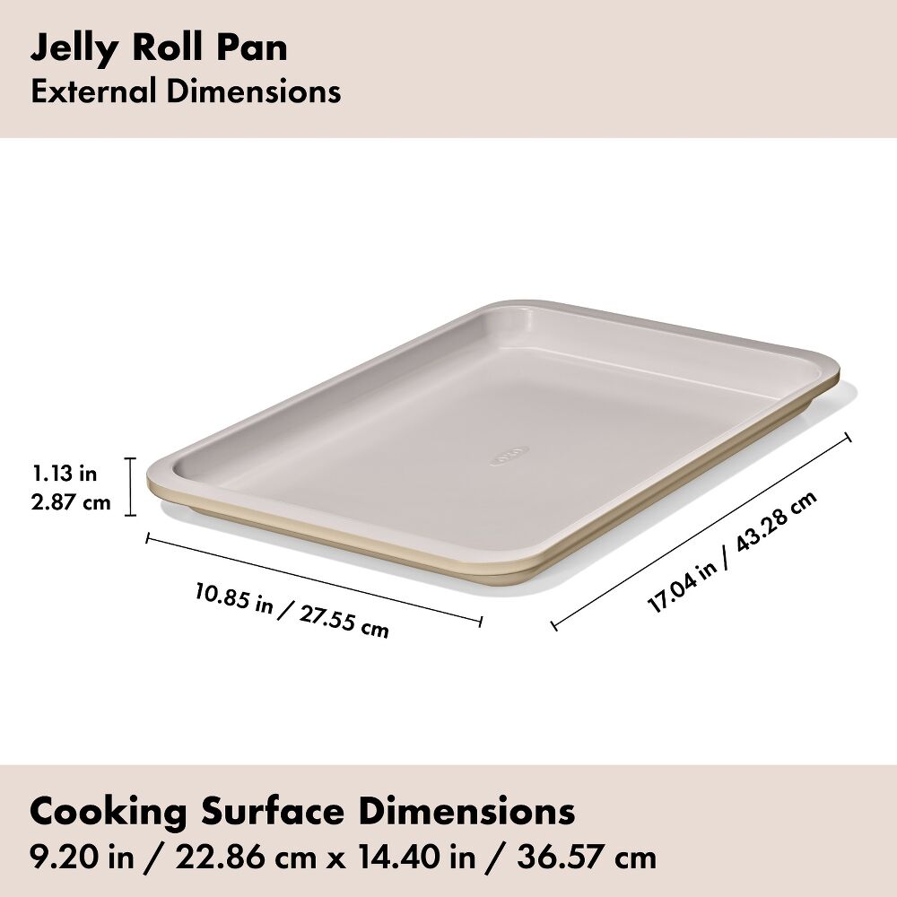 Non-Stick Pro Ceramic Coated Metal Bakeware Jelly Roll Pan K5