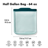Silicone Reusable Bag - Half Gallon Bag (64 oz) - Lagoon V0