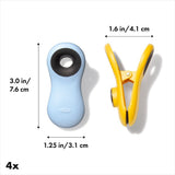 Magnetic All-Purpose Clips - 4-Pack - assorted colors C7