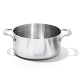 Stainless Steel Mira Series 5.2qt Casserole And Lid I8