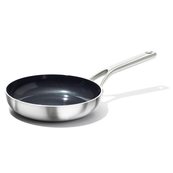Stainless Steel Mira Series 8in Frypan - Ceramic L8
