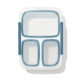 Prep & Go 4.1-Cup Divided Container - Ocean Blue N6