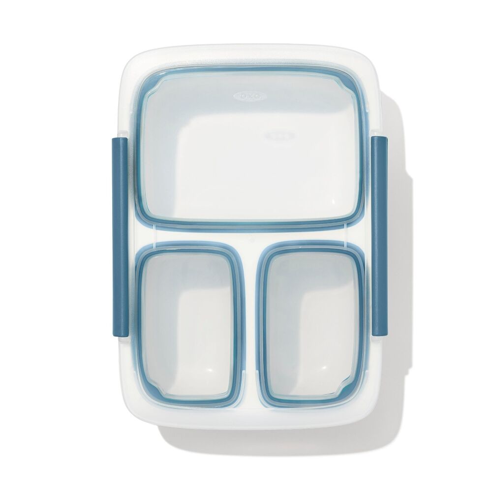 Prep & Go 4.1-Cup Divided Container - Ocean Blue N6