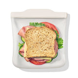 Silicone Reusable Bag - Sandwich Bag (28 oz) - Oat Z3