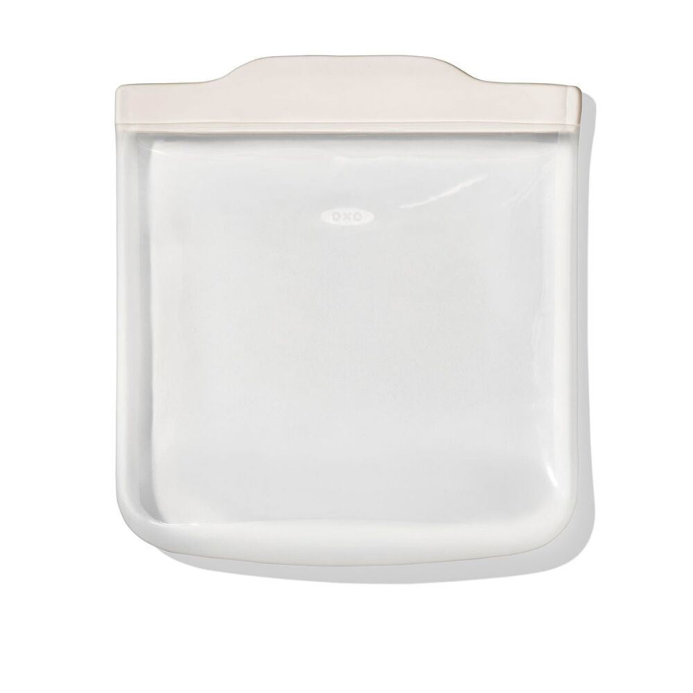 Silicone Reusable Bag - Sandwich Bag (28 oz) - Oat Z3