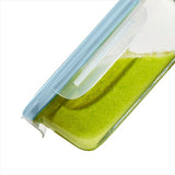 Smart Seal 8-Cup Glass Rectangle Container - Arctic Blue E3