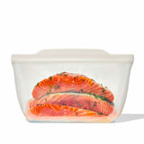 Silicone Reusable Bag - Stand-Up Half Gallon (64 oz) - Oat J9