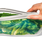 Silicone Reusable Bag - Stand-Up Half Gallon (64 oz) - Oat J9