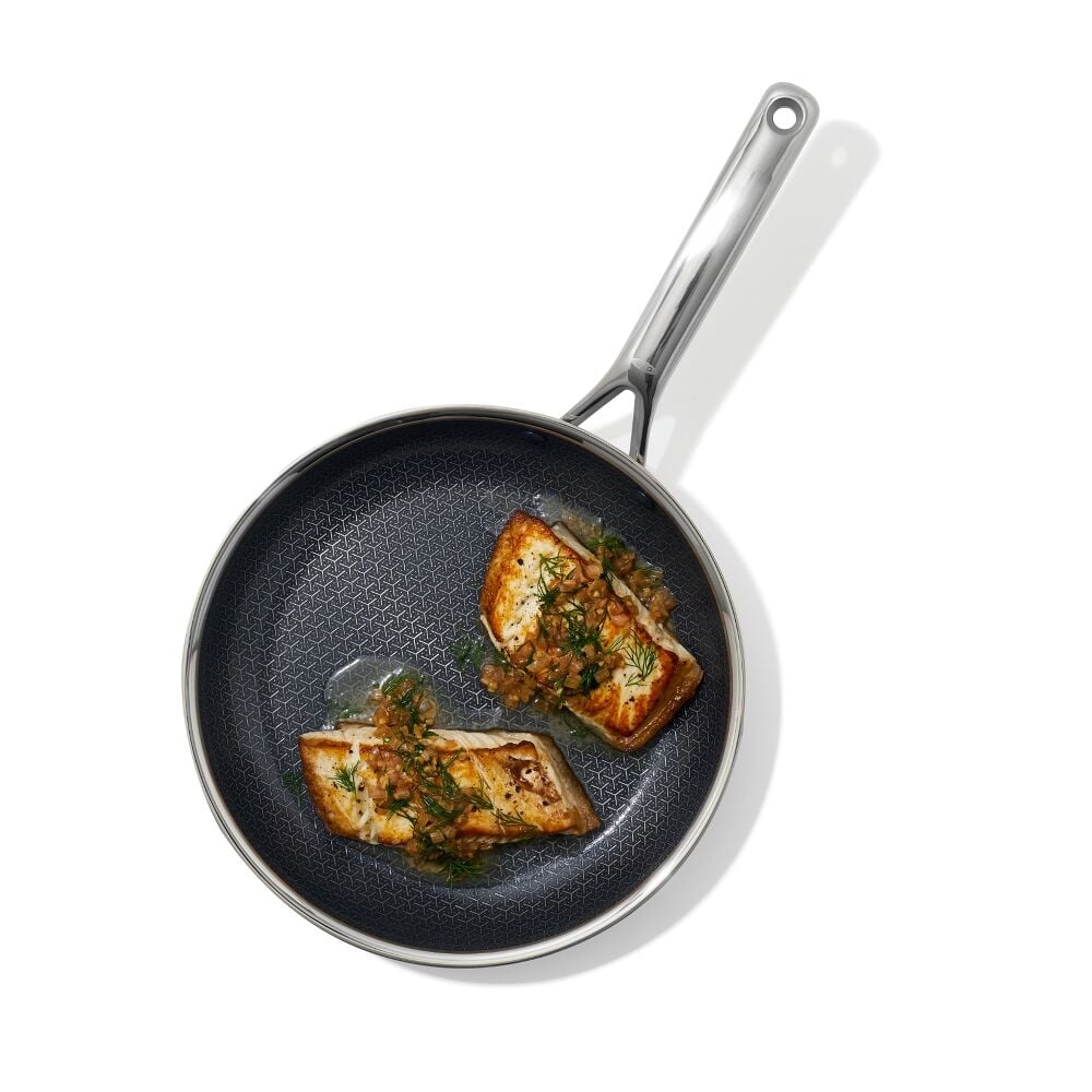 Trident Hybrid Non-Stick Stainless Steel 2-Piece Frypan Set T0