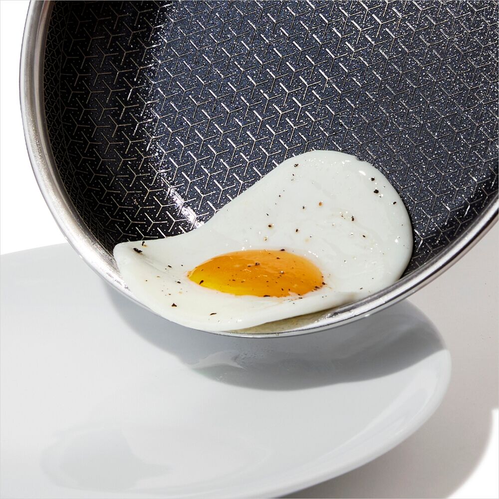 Trident Hybrid Non-Stick Stainless Steel 12 in Fry Pan X3