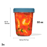 Twist & Stack Container (32 oz) – 2-Pack F3