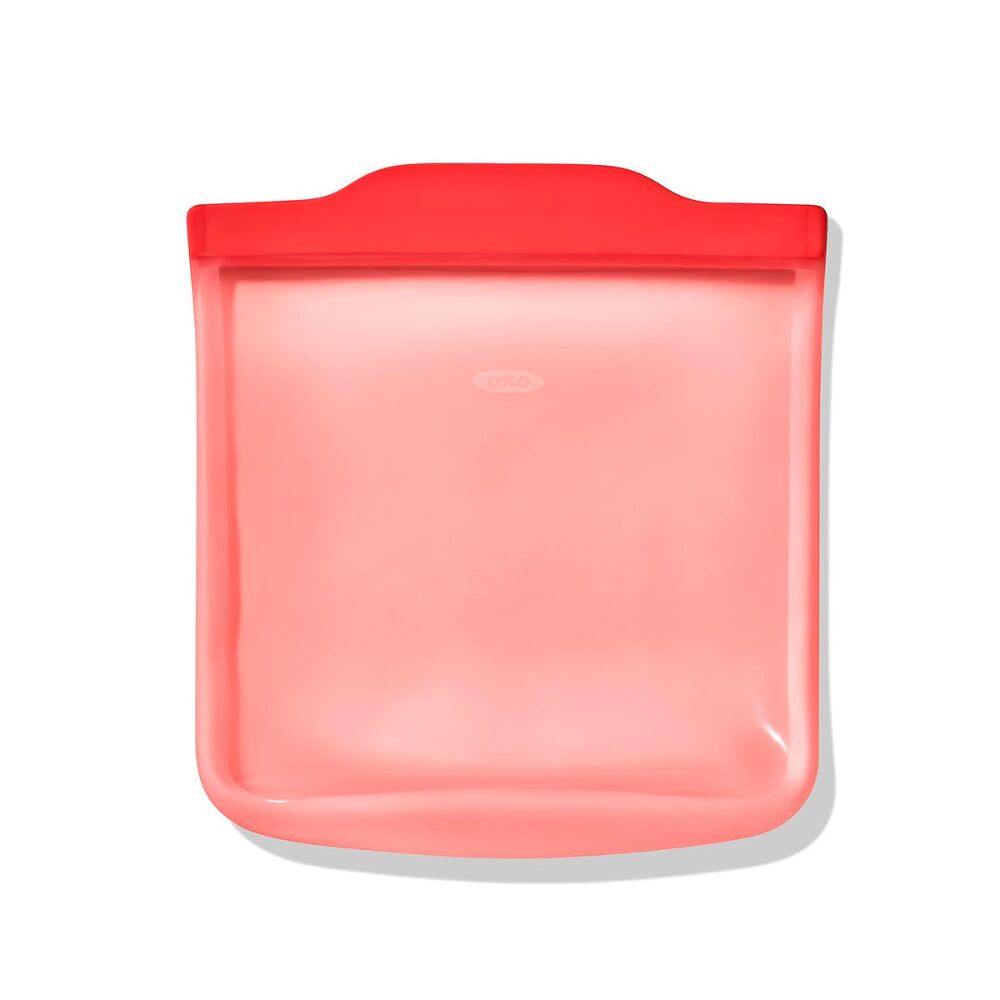 Silicone Reusable Bag - Sandwich Bag (28 oz) - Watermelon H0