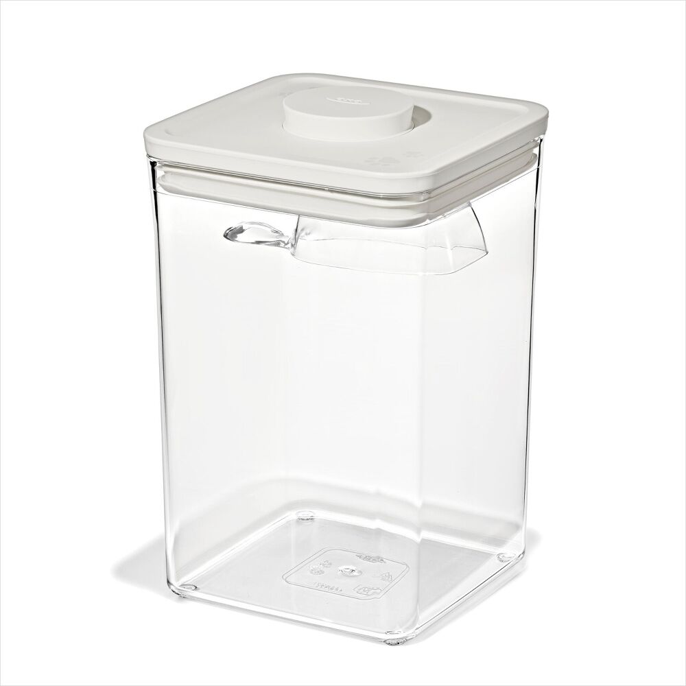 OXO Pet POP Container with Scoop — Big Square Medium — 4.4 Qt/4.2 L D8