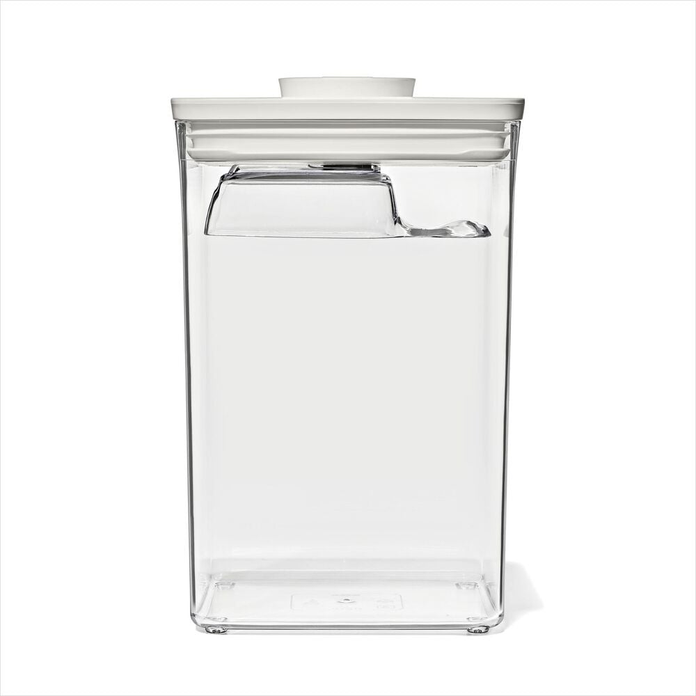 OXO Pet POP Container with Scoop — Big Square Medium — 4.4 Qt/4.2 L D8