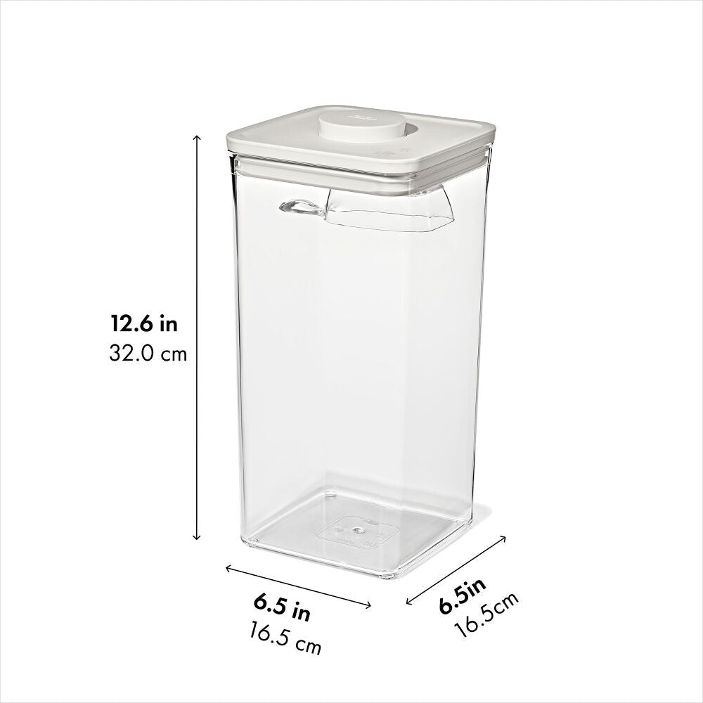 POP Container with Scoop — Big Square Tall — 6 Qt/5.7 L H5