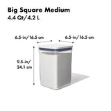 POP Container - Big Square Medium (4.4 Qt/4.2 L) T0