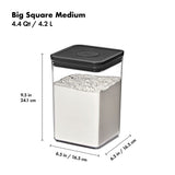 POP Container - Big Square Medium (4.4 Qt/4.2 L) T0