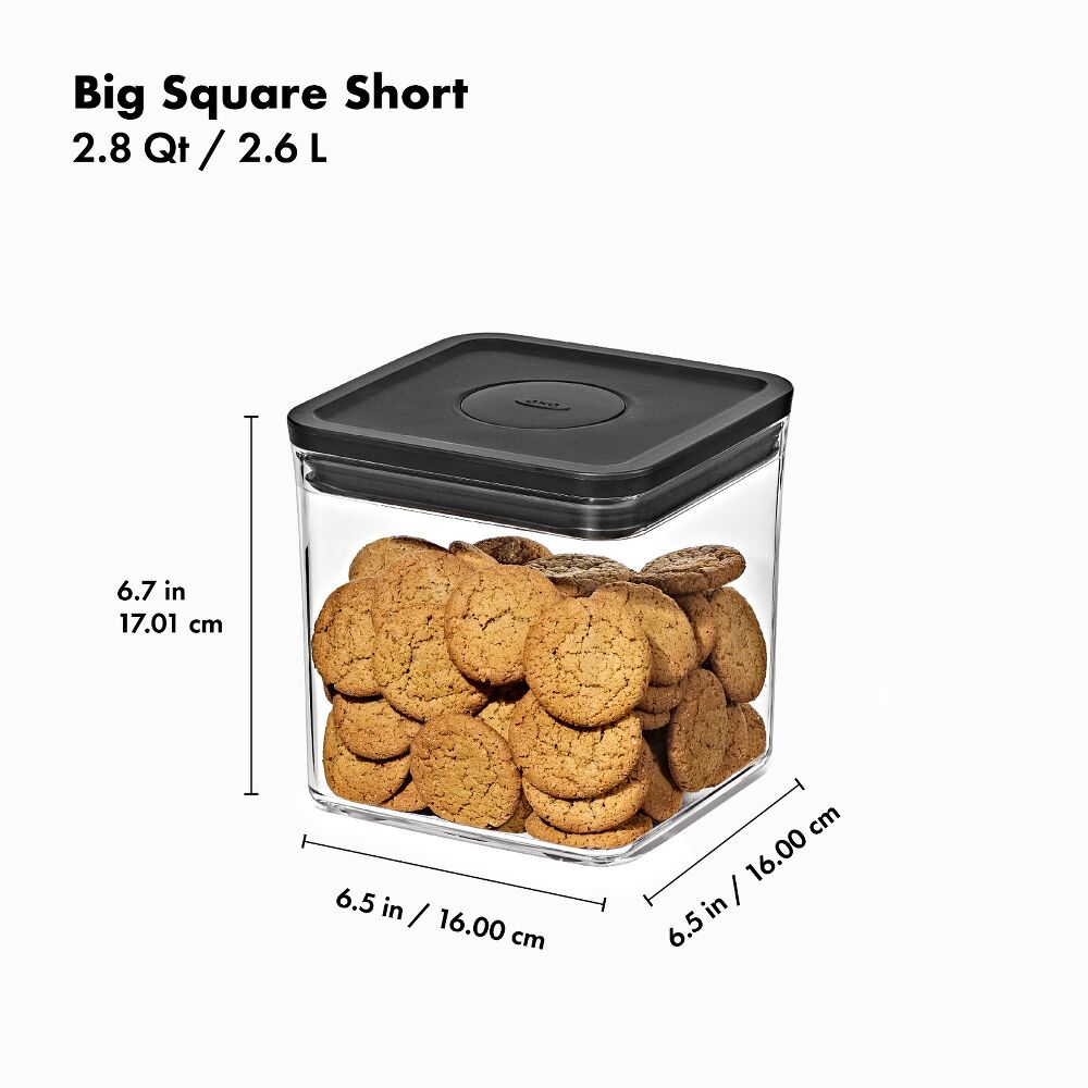 POP Container - Big Square Short (2.8 Qt/2.6 L) B9