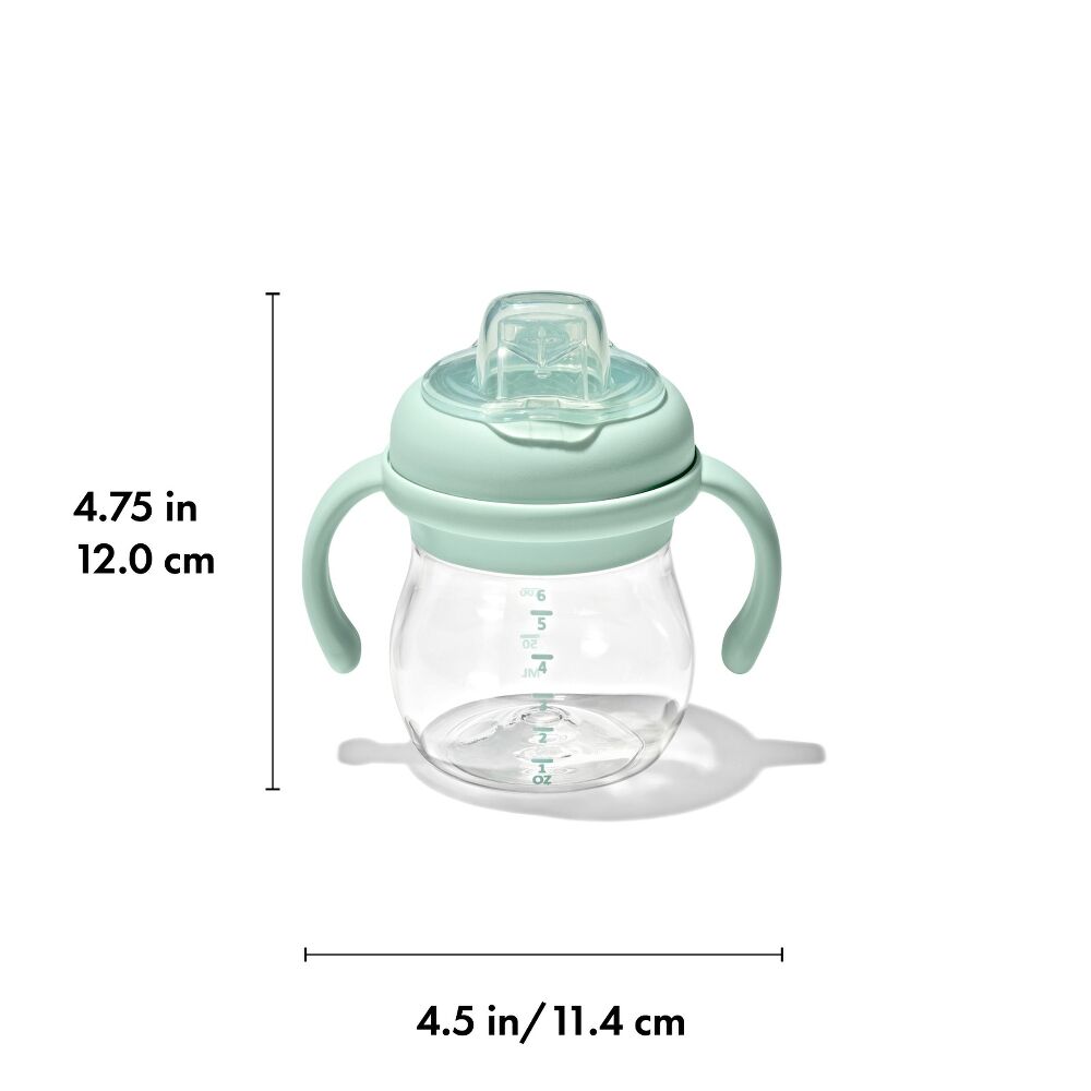 Transitions 6 Oz Soft Spout Sippy Cup with Removable Handles D3