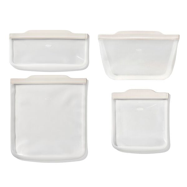Silicone Bags Bundle - Oat W3