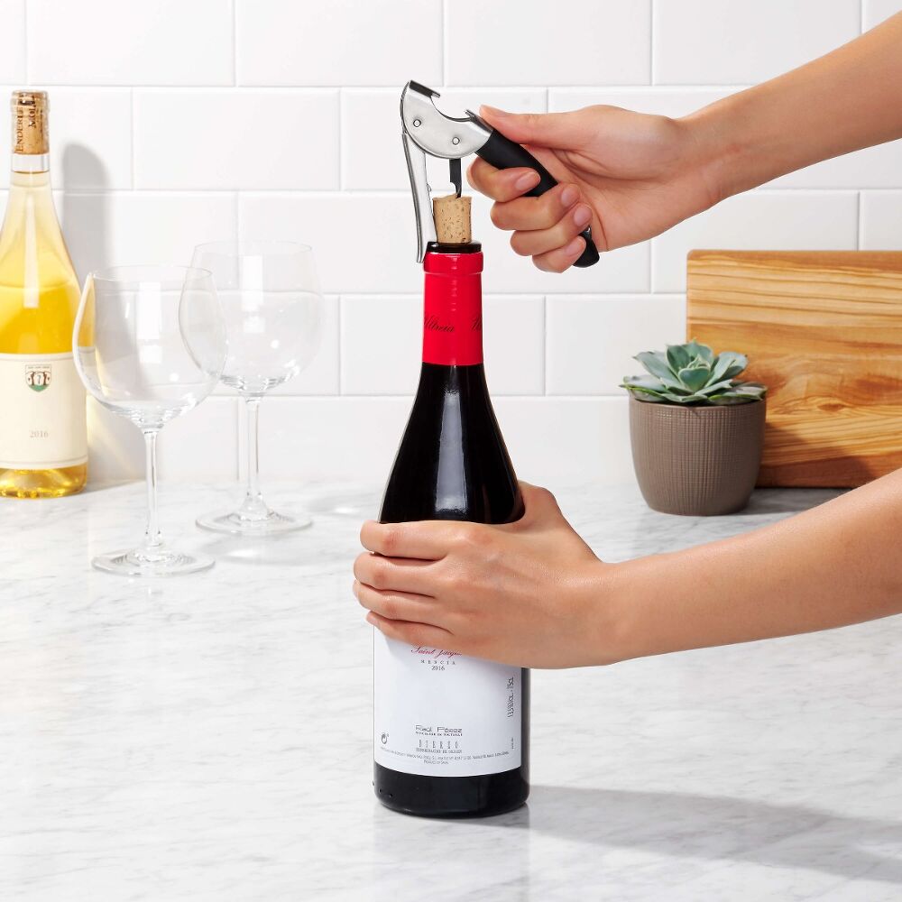 OXO Steel Double Lever Waiter's Corkscrew N9