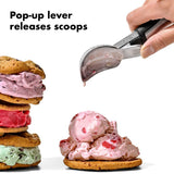 Steel Lever Ice Cream Scoop X7