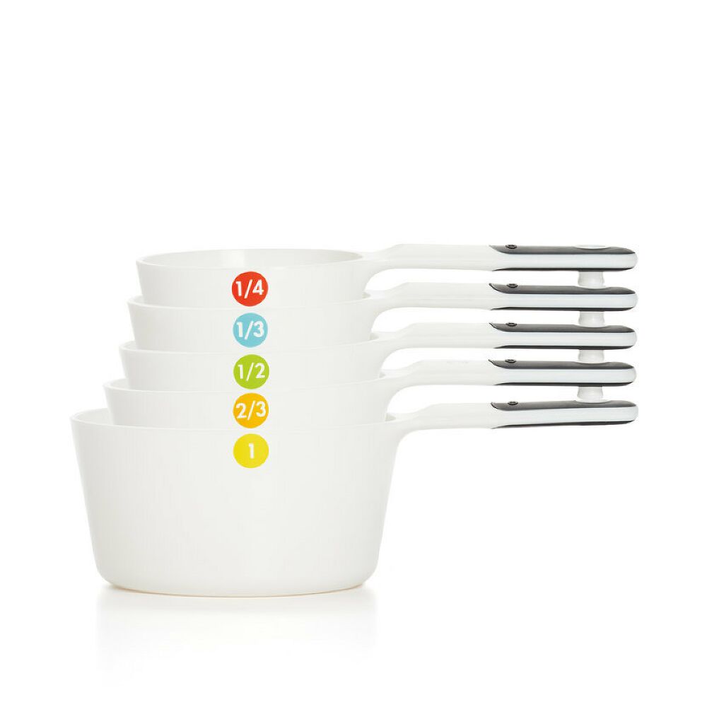 6 Piece Plastic Measuring Cups Y0